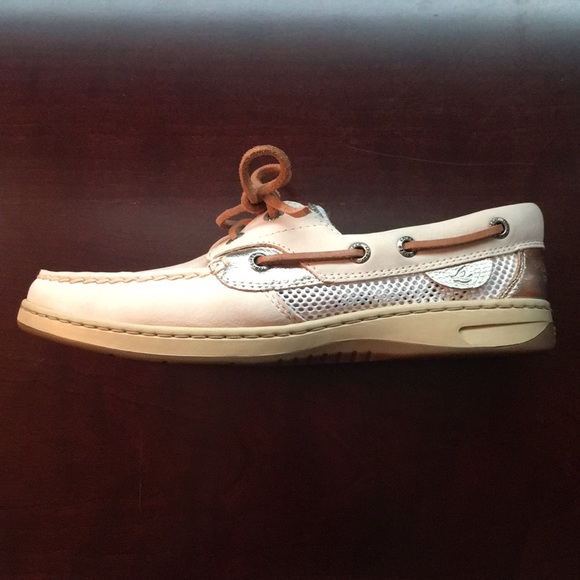 Sperry Shoes - NEW Sperry Top Slider Beige Boat Shoes Size 7
